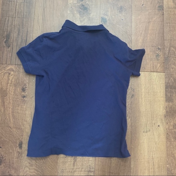 NWOT vineyard vines polo shirt woman’s medium navy blue red SS short sleeve - Picture 3 of 5